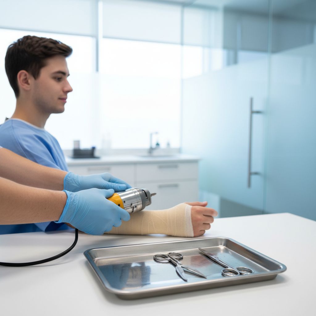 Cast Removal Tools and Patient-Friendly Techniques