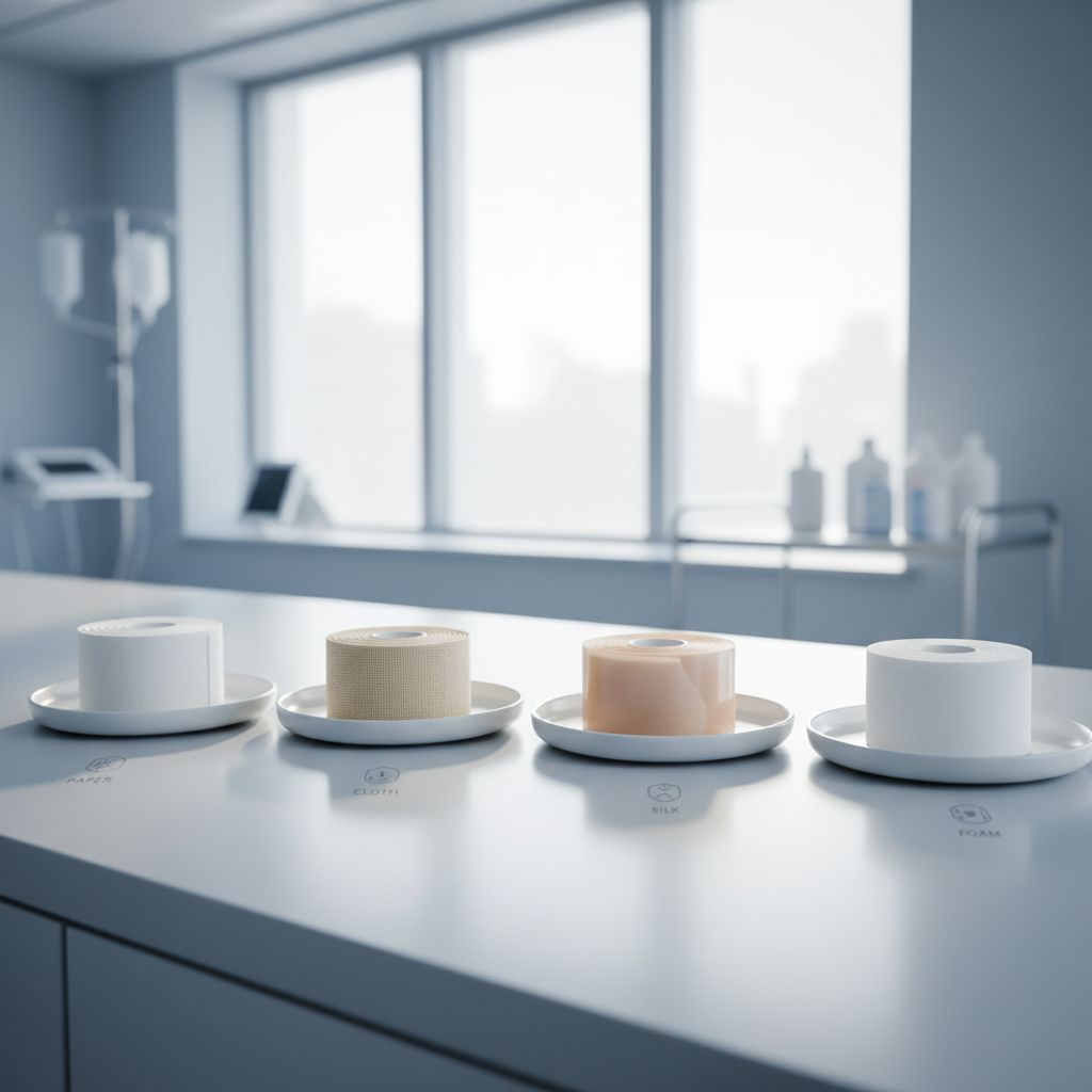 Paper, Cloth, Silk, and Foam: Medical Tapes Compared