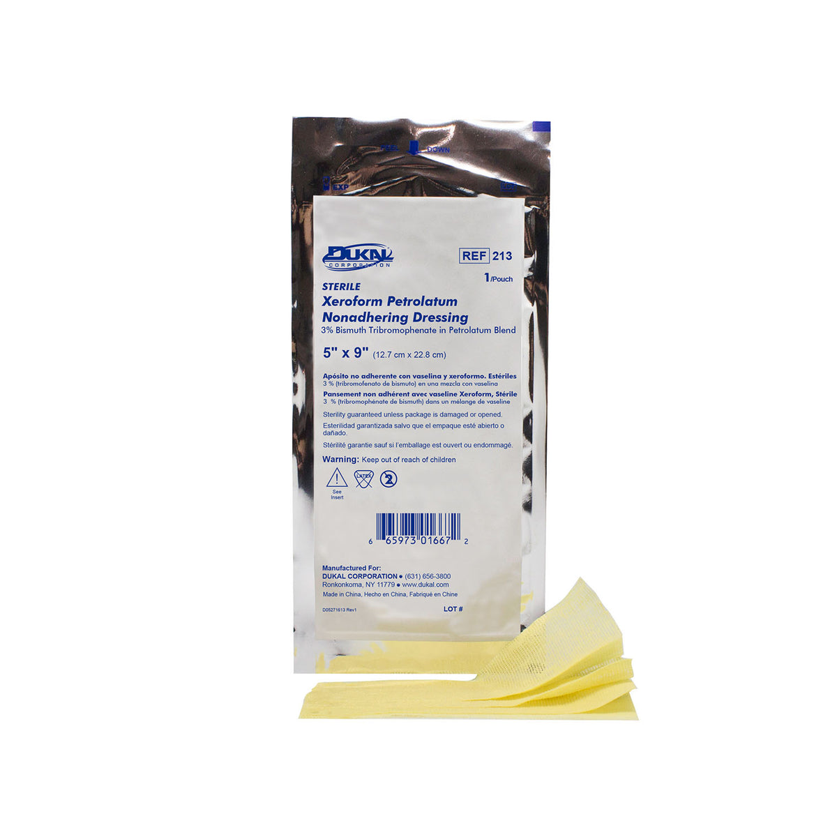 Dukal Alba Xeroform Petrolatum Gauze Dressings - Standard Packaging – image 3