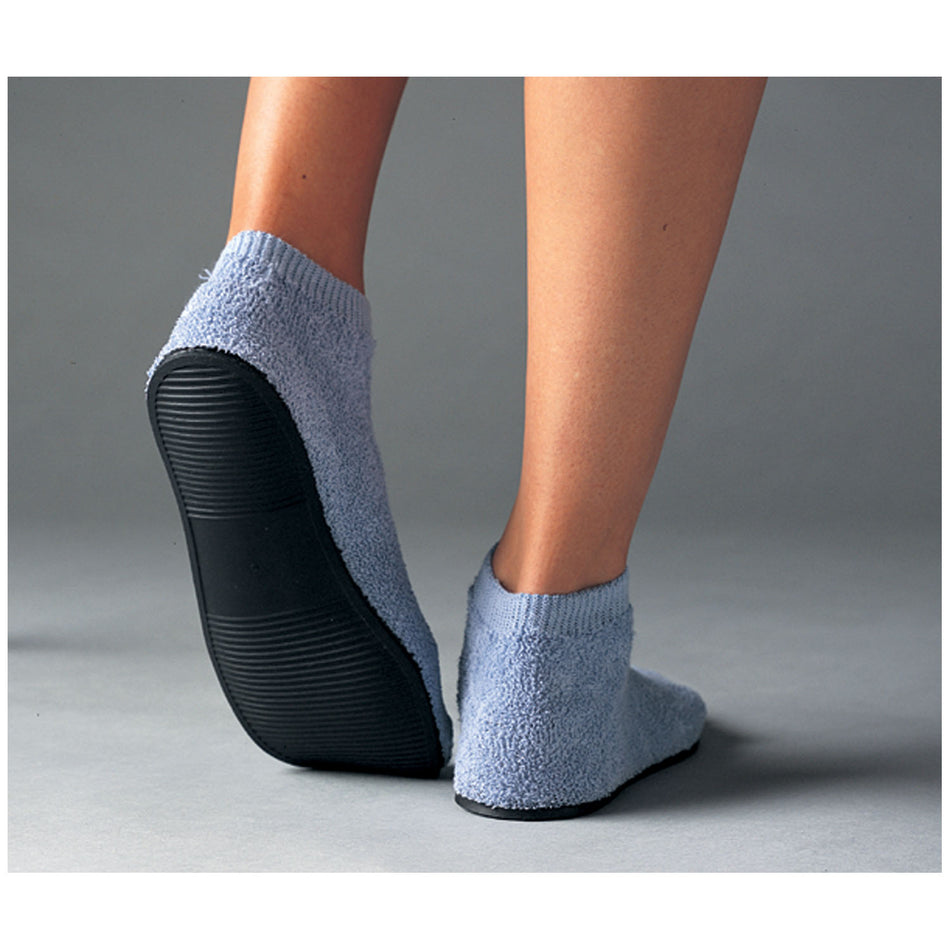 Alba Care-Steps III High Ribbed Ankle - White