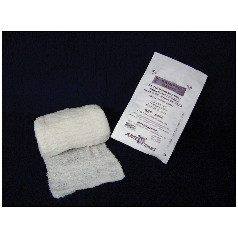 Amd Medicom Krimped Gauze Bandage Rolls - Sterile