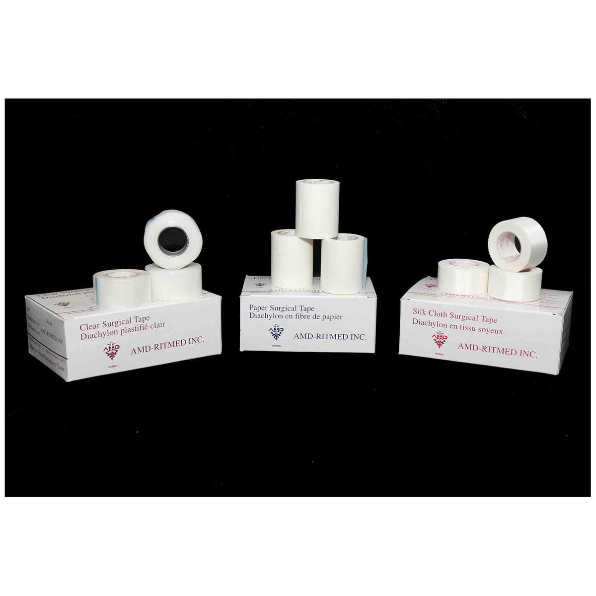 Amd Medicom Hypoallergenic Clear Surgical Tape