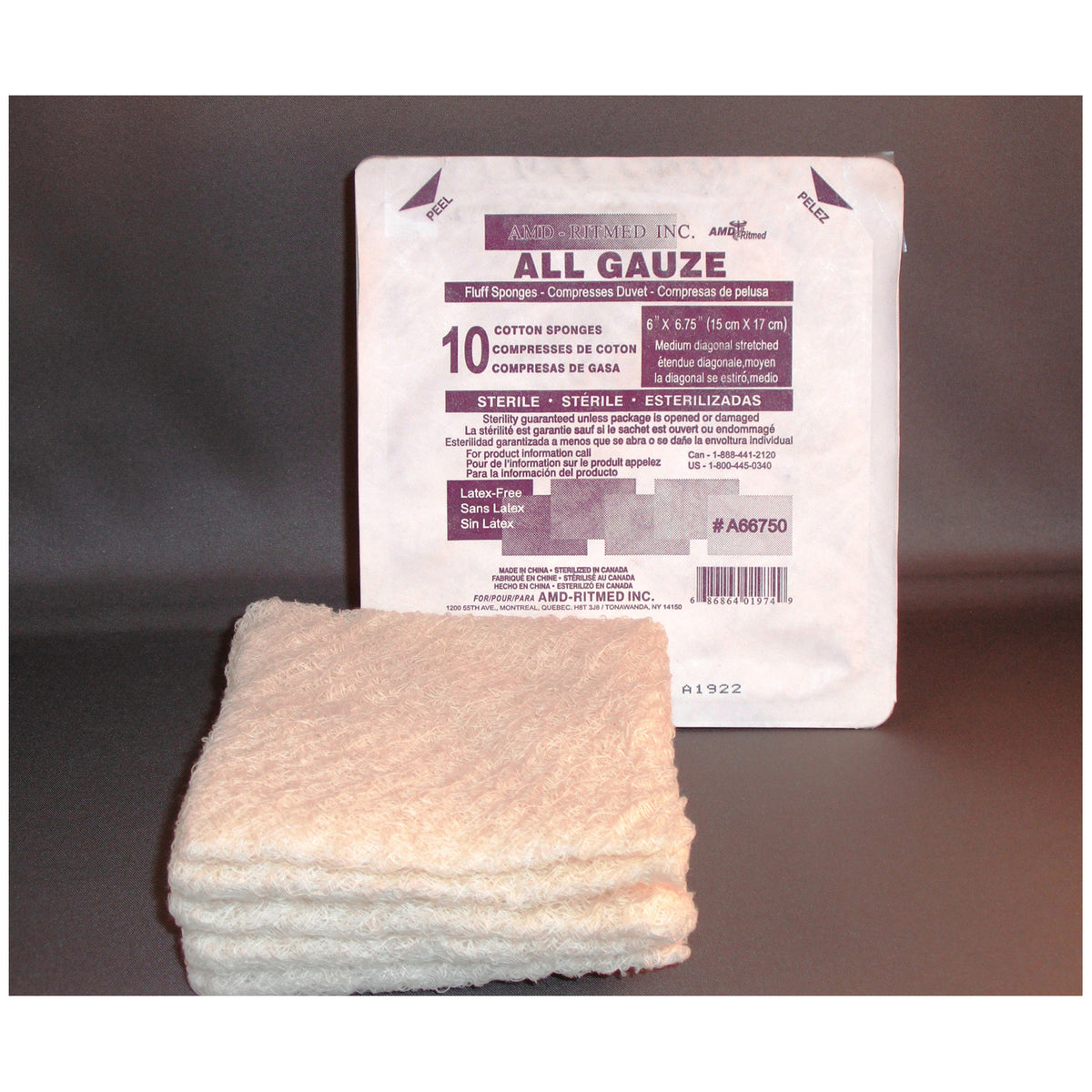 Amd Medicom Fluff Sponges – image 2