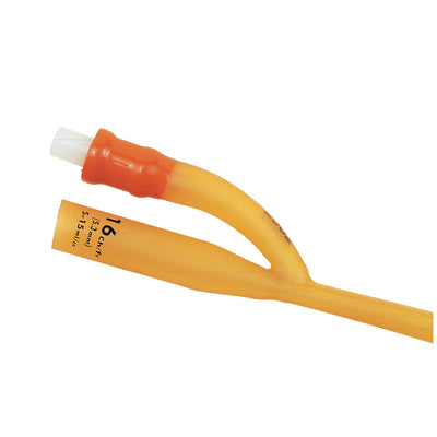 Amsino Amsure Foley Catheter - Hydrophilic-Coated Latex - Coudé Tip - 30CC Balloon