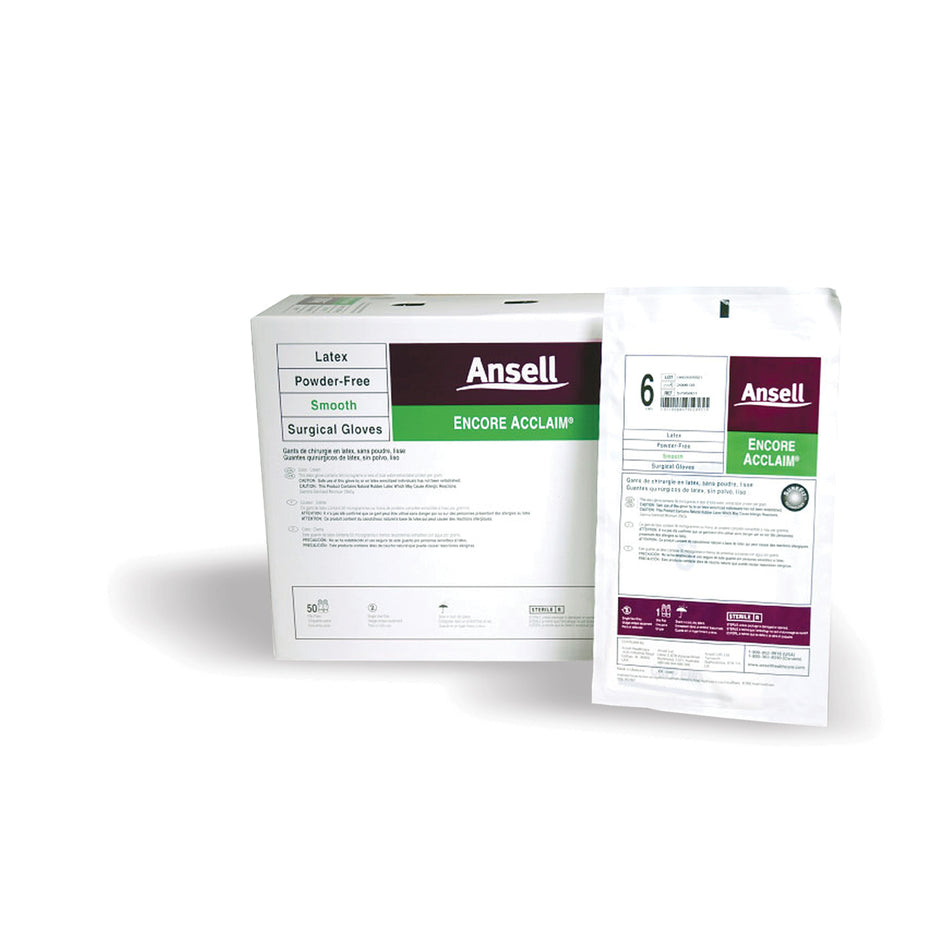 Ansell Encore Acclaimtm Powder-Free Latex Surgical Gloves