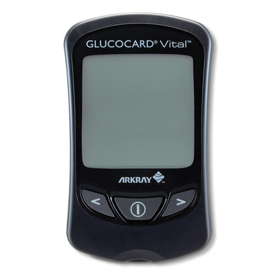 Arkray Glucocard Vitaltm Blood Glucose Monitoring System - Black Meter Kit