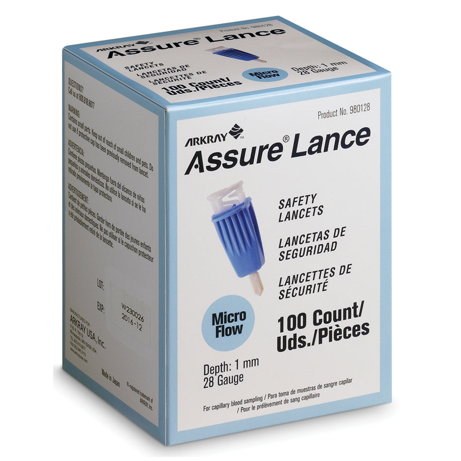 Arkray Assure Lance Safety Lancets - 28G