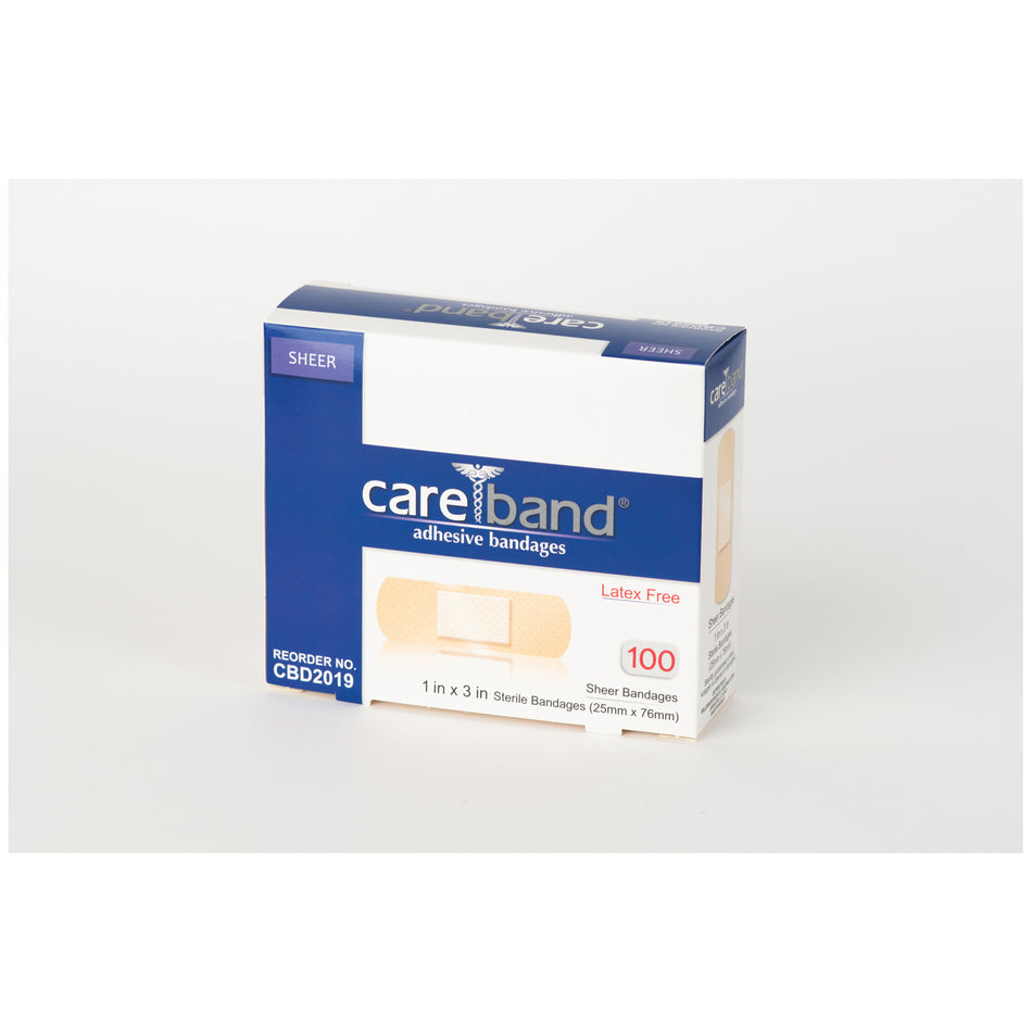 Aso Carebandtm Sheer Adhesive Strip Bandages