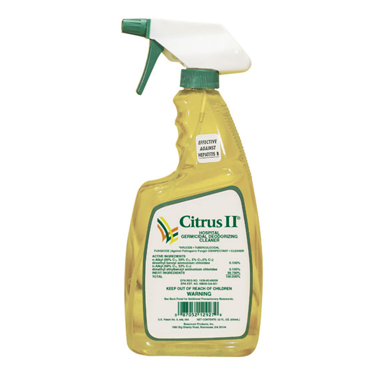 Beaumont Citrus II Germicidal Deodorizing Cleaner - Citrus Scent