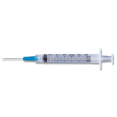 BD 3 ML Syringes & Needles - Syringe/Needle Combinations (25G X 5/8")