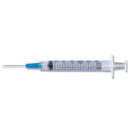 BD 3 ML Syringes - Syringe Only, Slip Tip