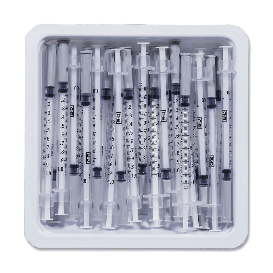 BD Precisionglidetm Allergist Trays - Regular Bevel, 1ML