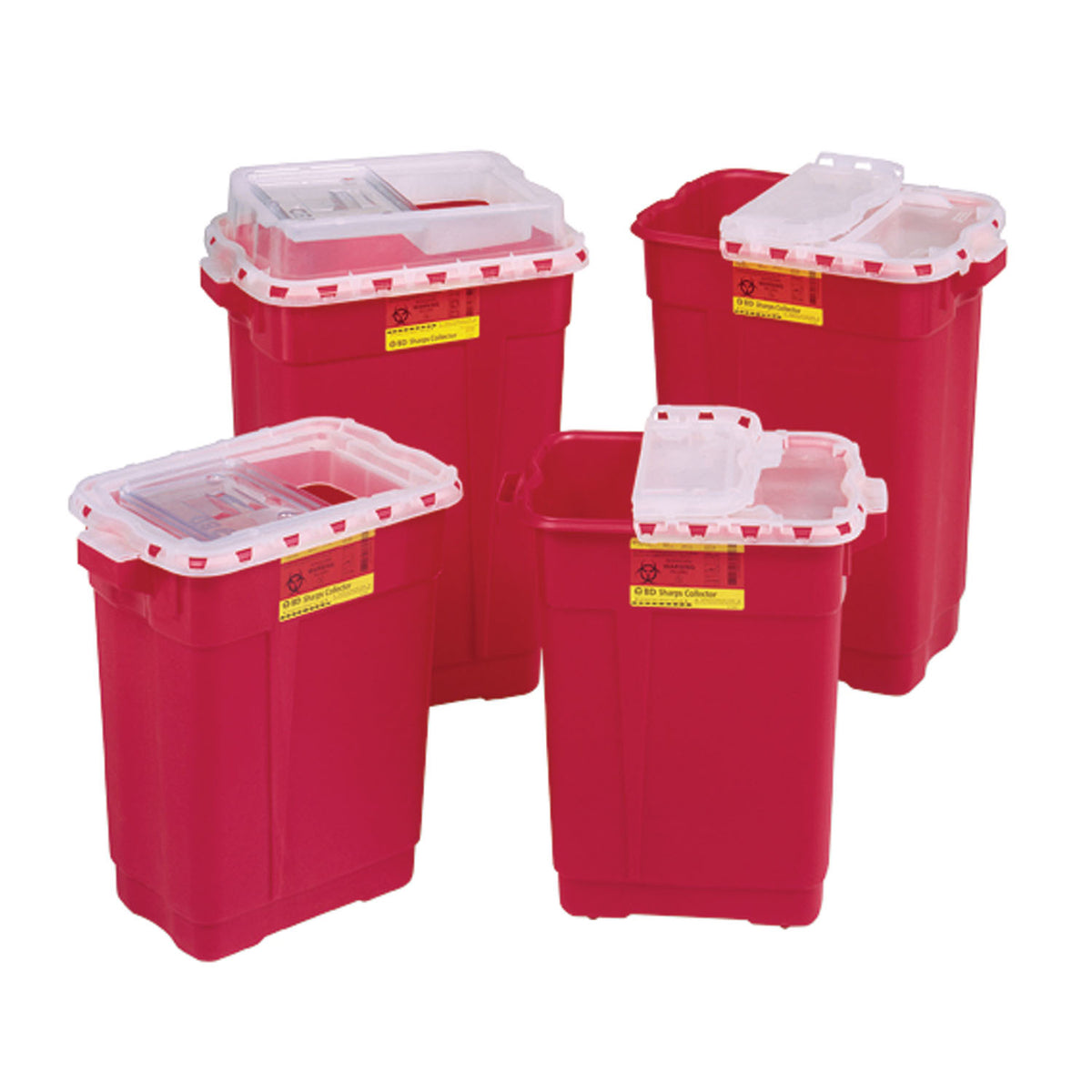 BD Extra Large Sharps Collectors - 9 Gal Hinged Top Gasketed