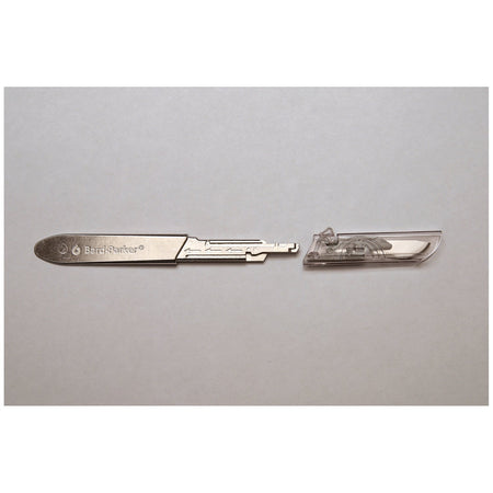 Aspen Surgical Bard-Parker Protected Blade System - Metal Handles (Size 3)