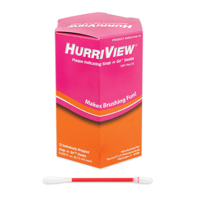 Beutlich Hurriview Plaque Indicating Snap -N- Gotm Swabs