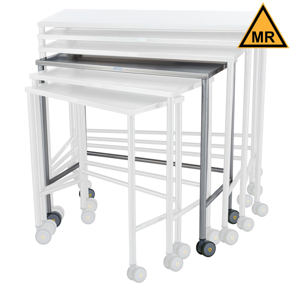 Blickman Mri Safe Instrument Tables - Sawyer (60"W)