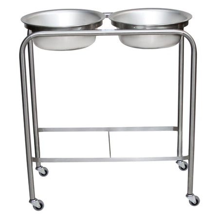 Blickman Solution Stands - Double Basin with H-Brace