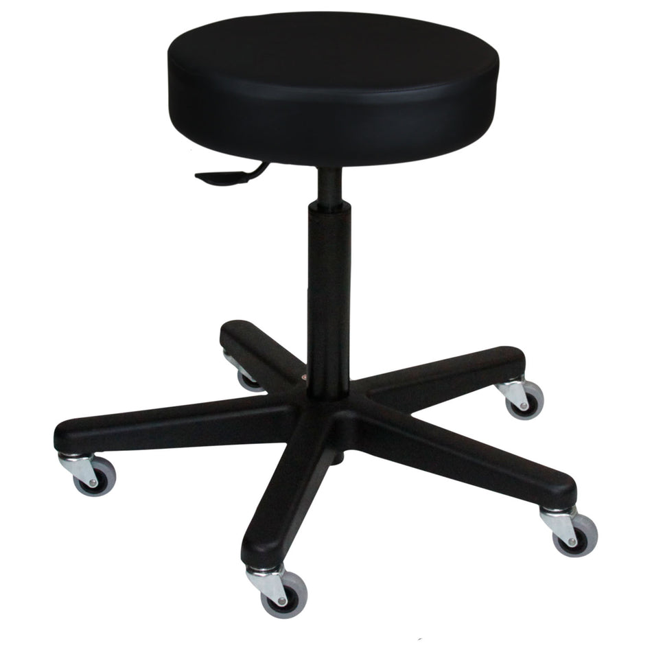 Blickman Pneumatic Exam Stools - Black Composite Base