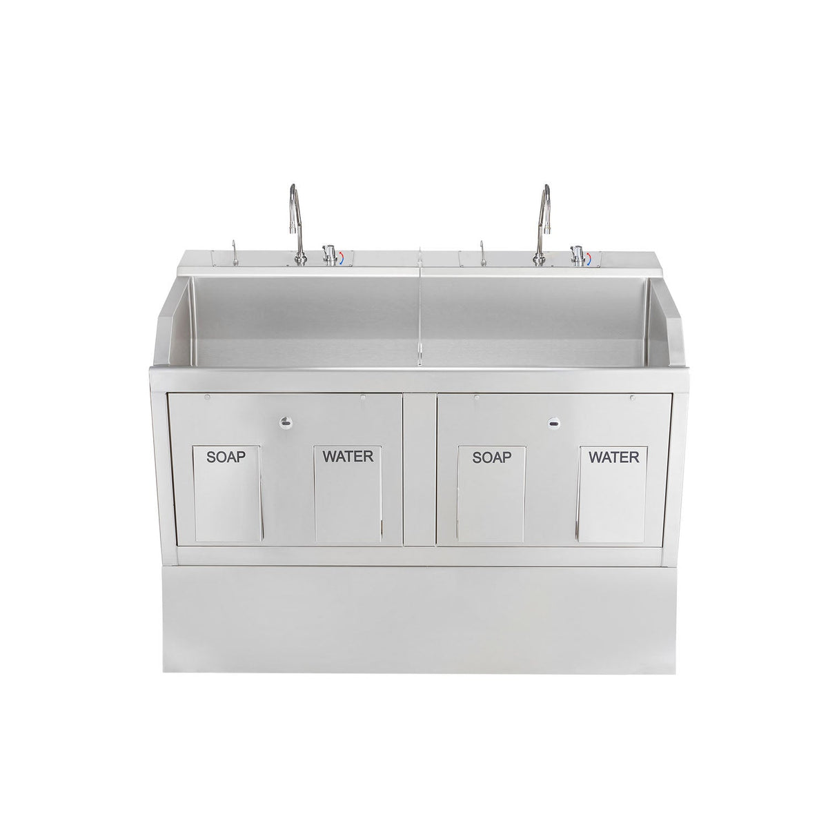 Blickman Scrub Sinks - Lodi Series - Pedestal Mounted Without Soap Dispenser