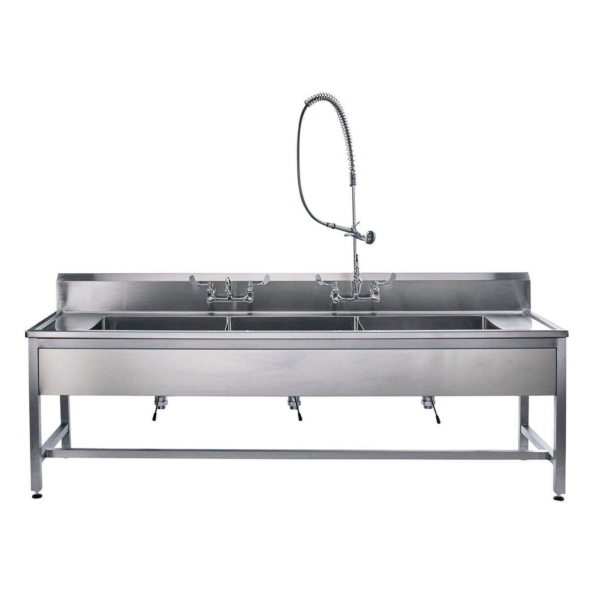Blickman Decontamination Stations - Stainless Steel SQ Tube Base
