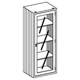 Blickman Equipment & Supplies Cabinets - Glass Door, Stainless Steel Shelves – image 3