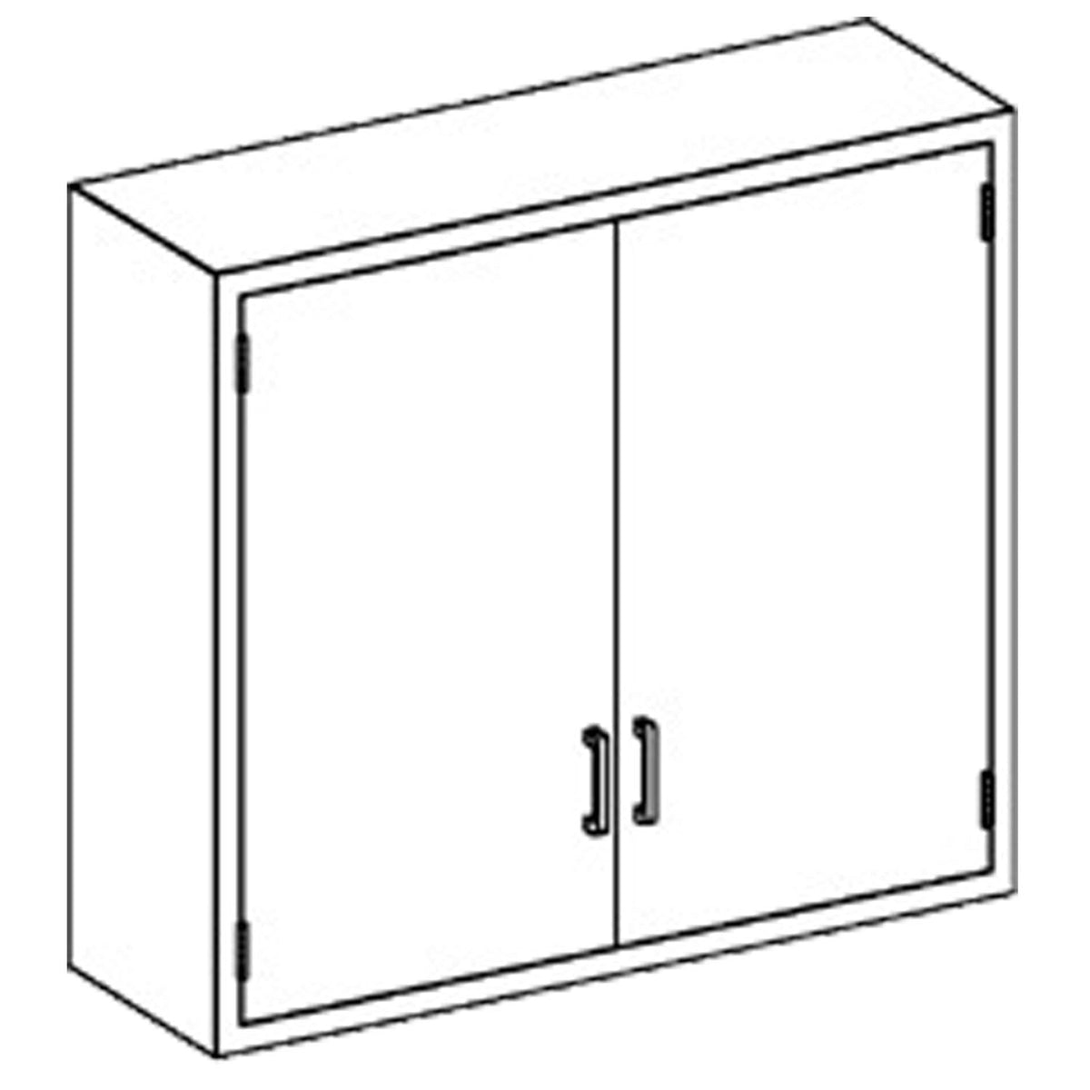 Blickman Wall Cabinets - Hinge Solid Door