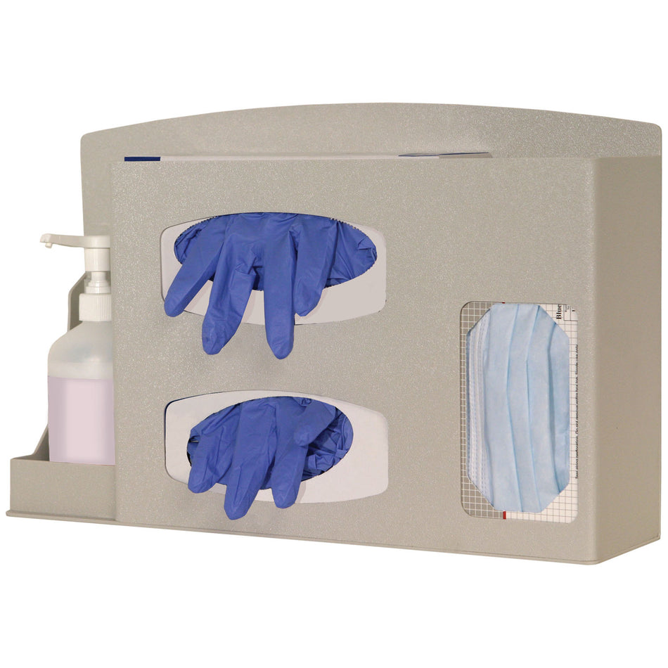 Marketlab Bowman Infection Prevention Organizer/Station - Quartz ABS Plastic