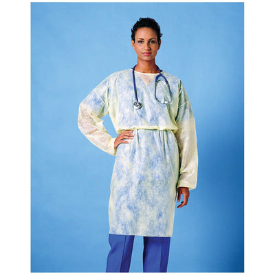 Busse Staff Protection Gowns - Full Back, Yellow