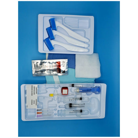 Busse Pain Management Trays - Single-Dose Epidural Trays with 20G Tuohy Epidural Needle