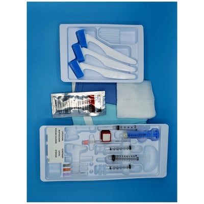 Busse Pain Management Trays - Single-Dose Epidural Trays with 18G Tuohy Epidural Needle