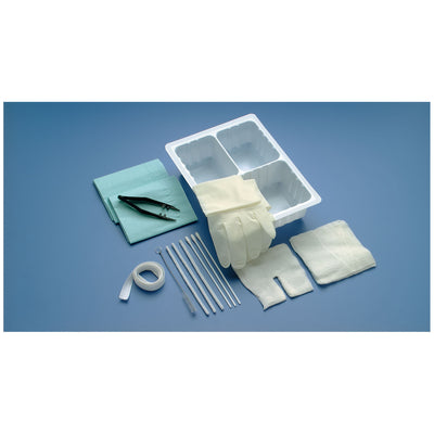 Busse Tracheostomy Care Set with Forceps - No Gloves