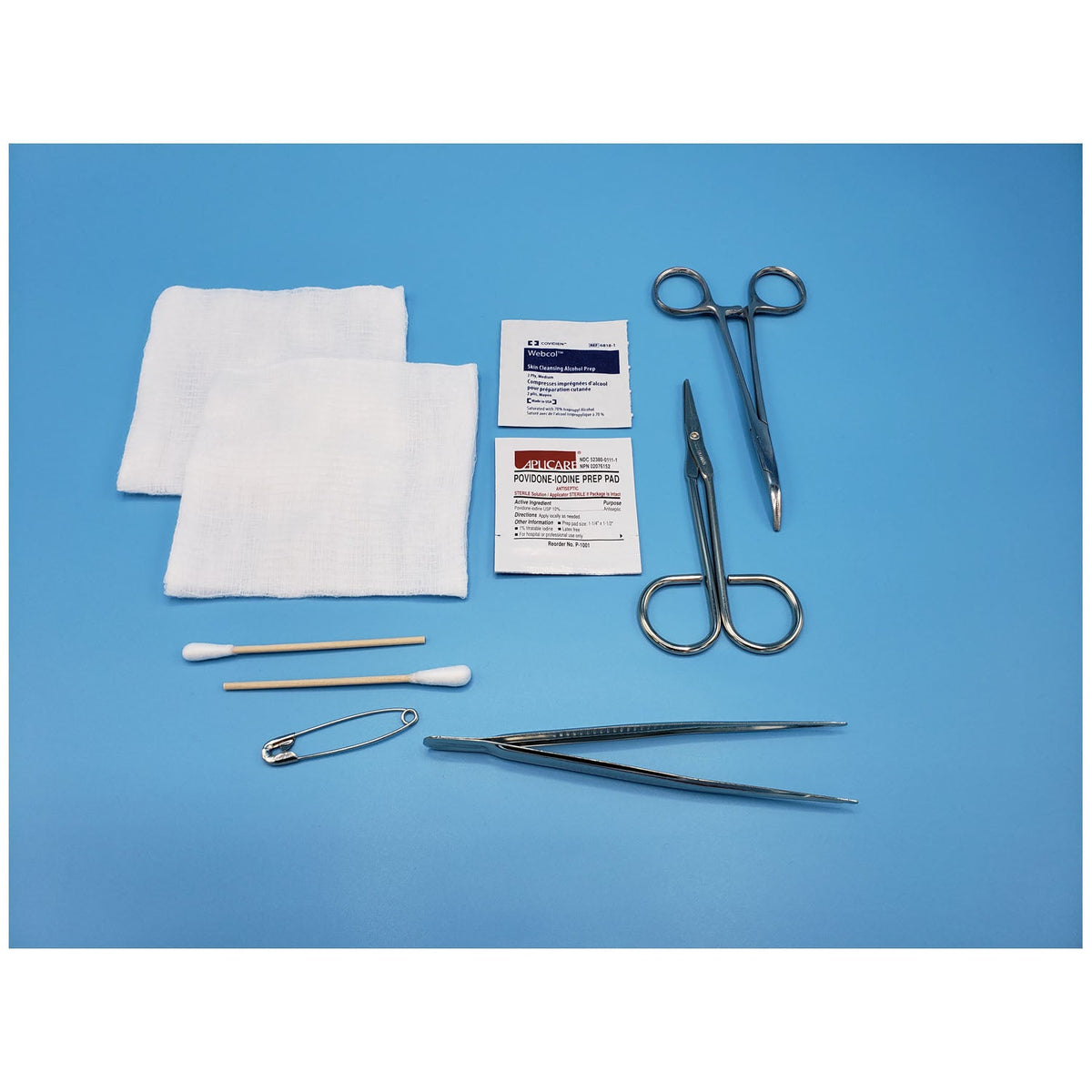 Busse General Purpose Instrument Trays - Mosquito Hemostat & Fine Point Scissors