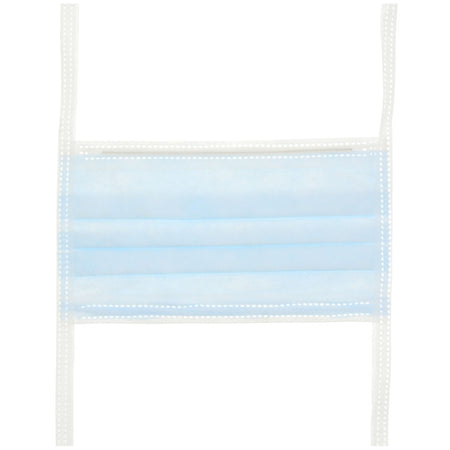 Cardinal Health Astm Level 1 Surgical Mask - Pleated Design (Spunbond Polypropolene/Filtered Media/Spunbond Polypropolene)
