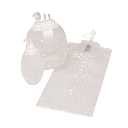 Cardinal Health Jackson-Pratt Drain Accessories - Exudate Disposal Bag (Connects to 400CC Bulb Reservoir)