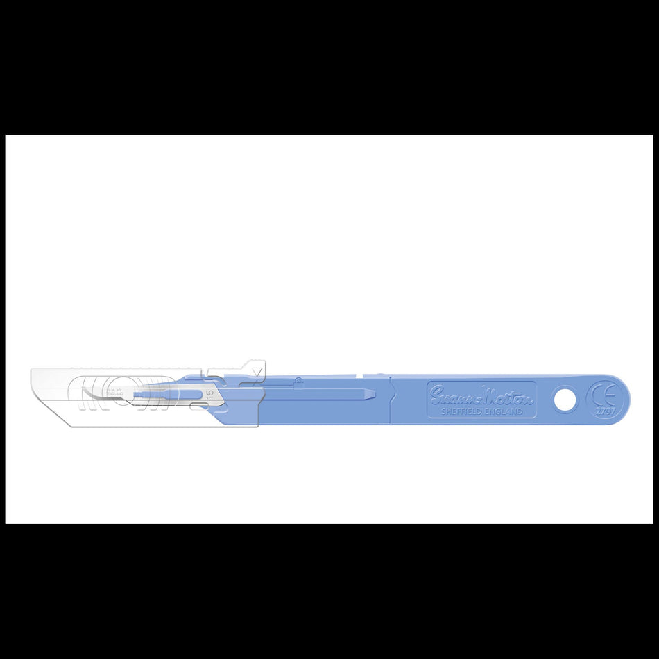 Cincinnati Swann Morton Retracting Guard Scalpels No. 15 - Non-Sterile, Bulk
