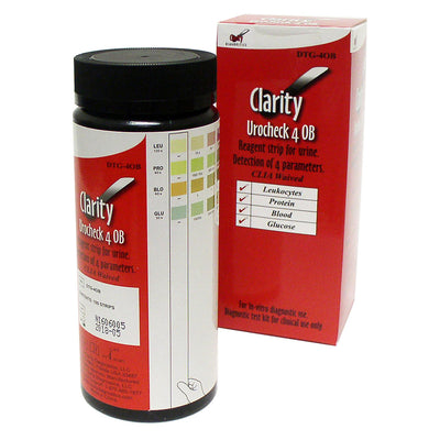 Clarity Diagnostics Urinalysis - Urocheck Strips 4 Ob