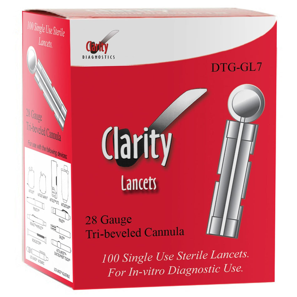 Clarity Diagnostics Glucose - Lancet Refills
