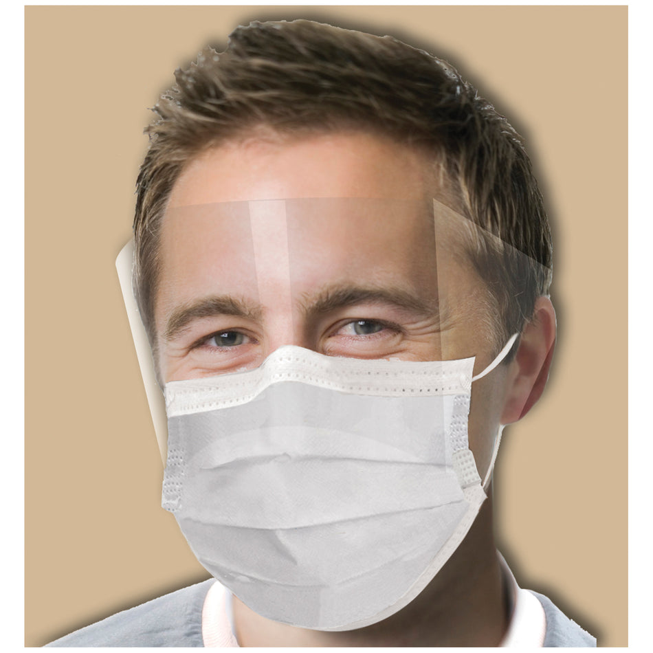 Crosstex Ultra Fogfreetm Earloop Mask with Shield