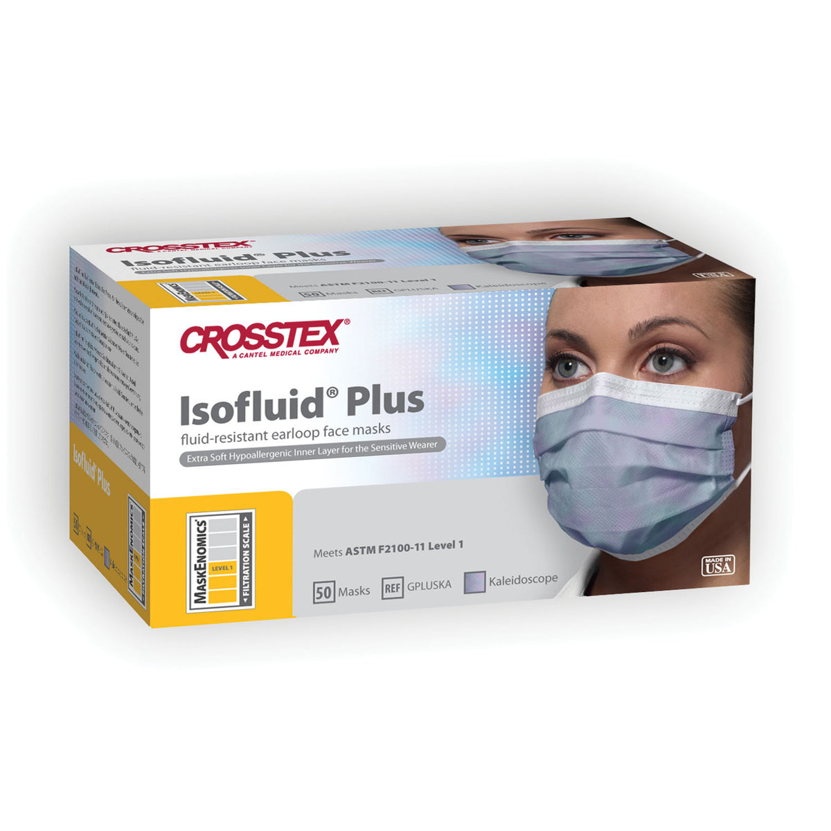 Crosstex Isofluid Plus Earloop Mask – image 3