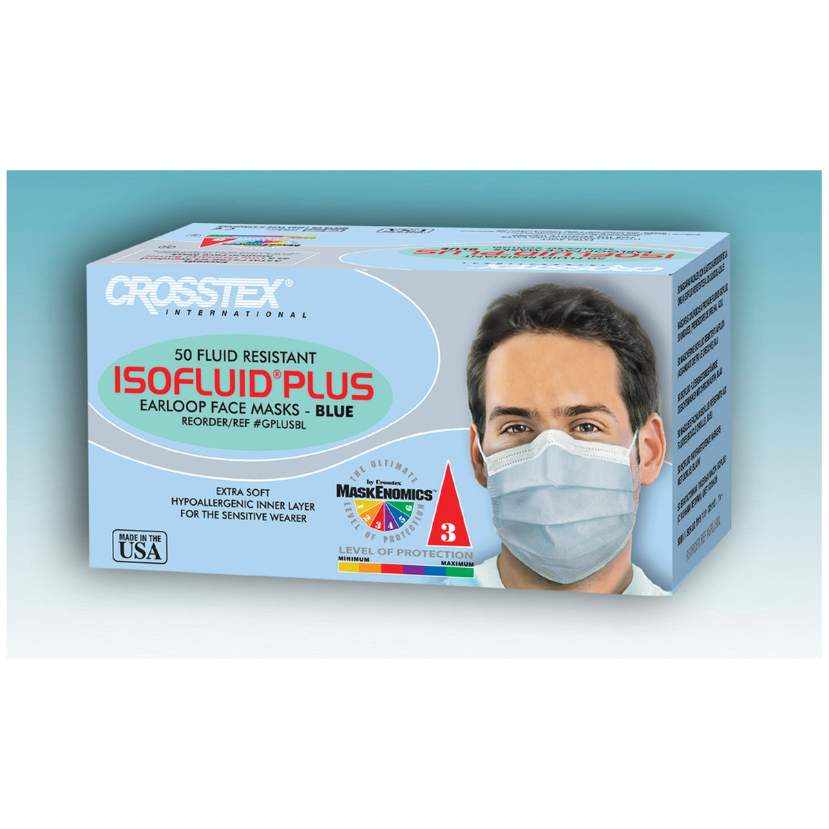 Crosstex Isofluid Plus Earloop Mask – image 2