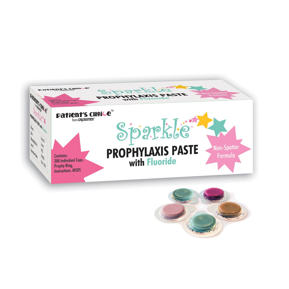 Crosstex Sparkletm Prophy Paste - Coarse, 12 oz Jar