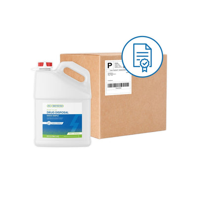 C2R Global RX Destroyer Bottles - PRO Series Liquid Meds Only Formula (1 Gallon)