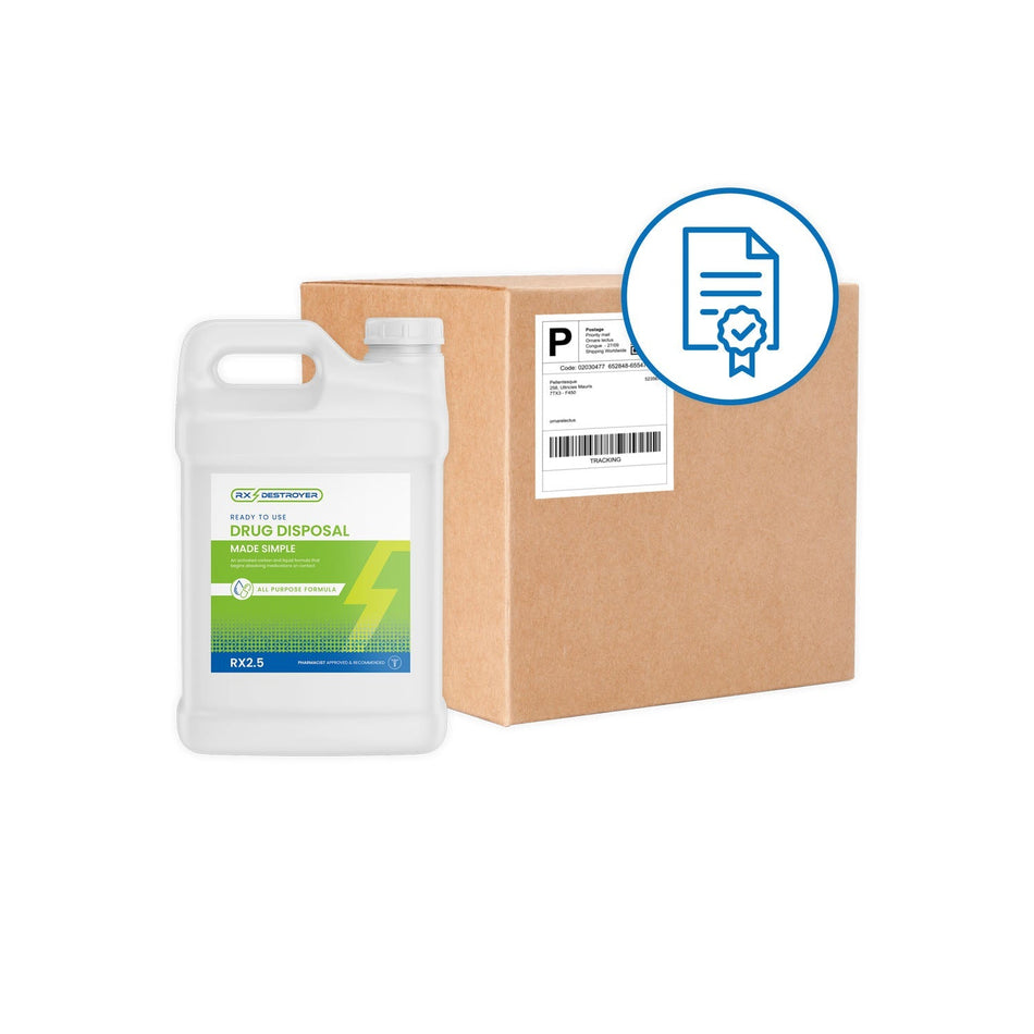 C2R Global RX Destroyer Bottles - All-Purpose Formula, 2.5 Gallon Bottles, 2/CS
