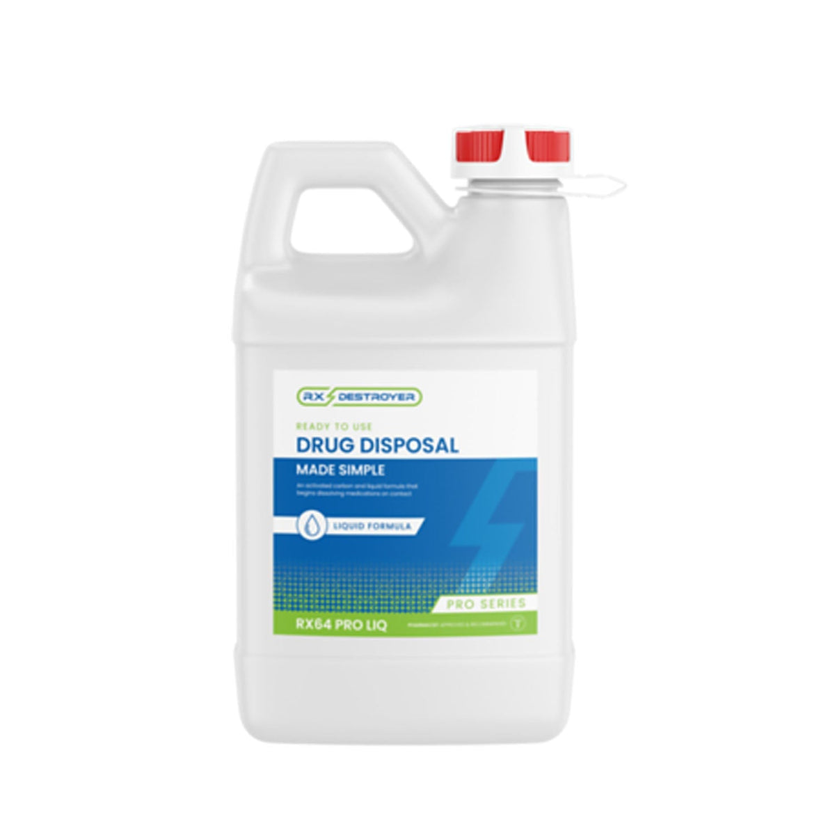 C2R Global RX Destroyer Bottles - PRO Series Liquid Meds Only Formula (64OZ)