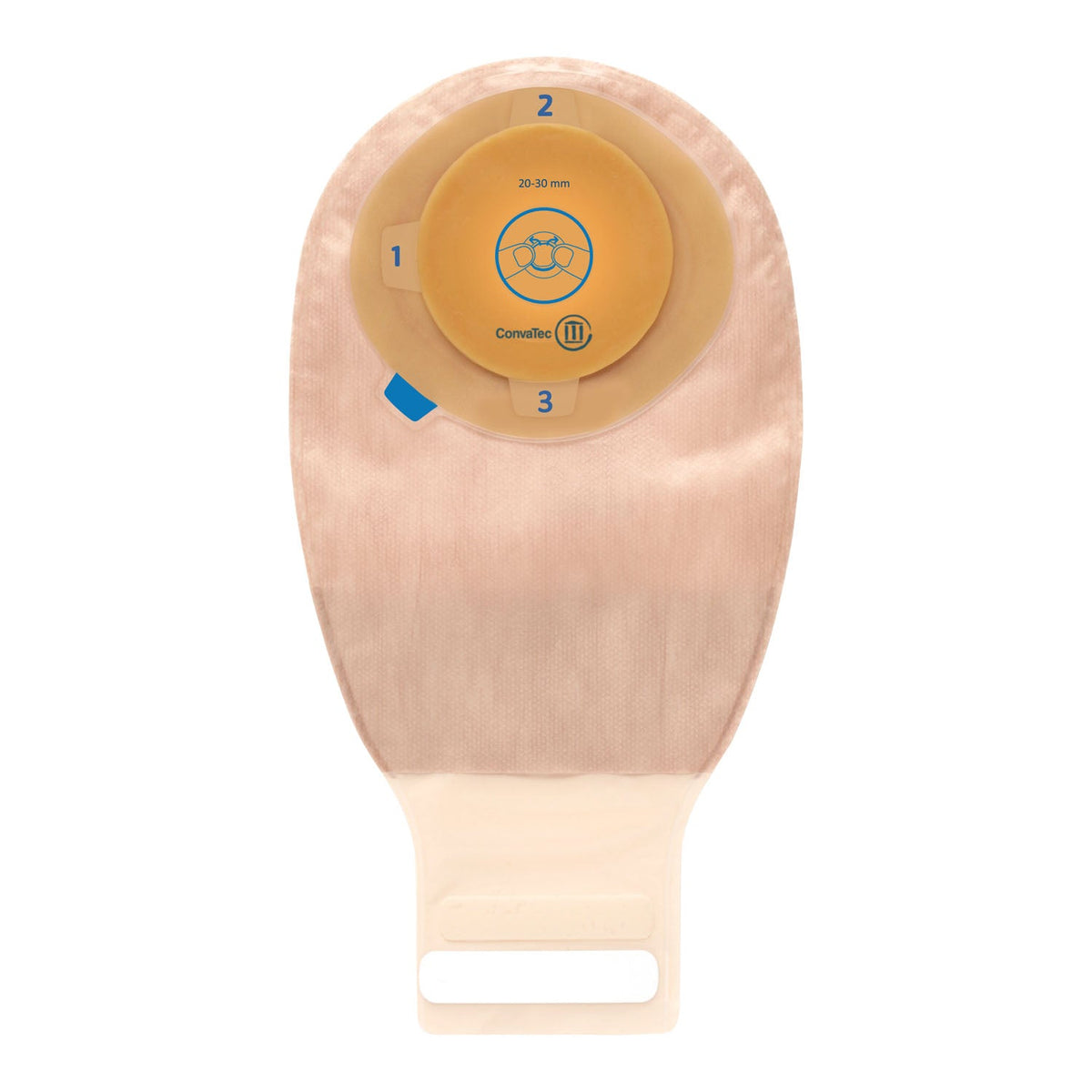 Convatec Esteemtm + One-Piece Moldable Drainable Pouch - Tan with Filter