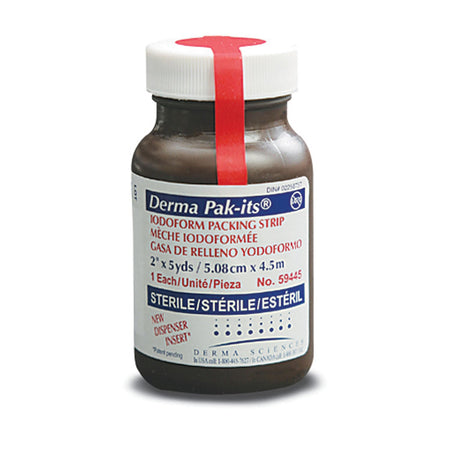 Gentell Pak-Its Gauze Packing Strips - Iodoform with Dispenser