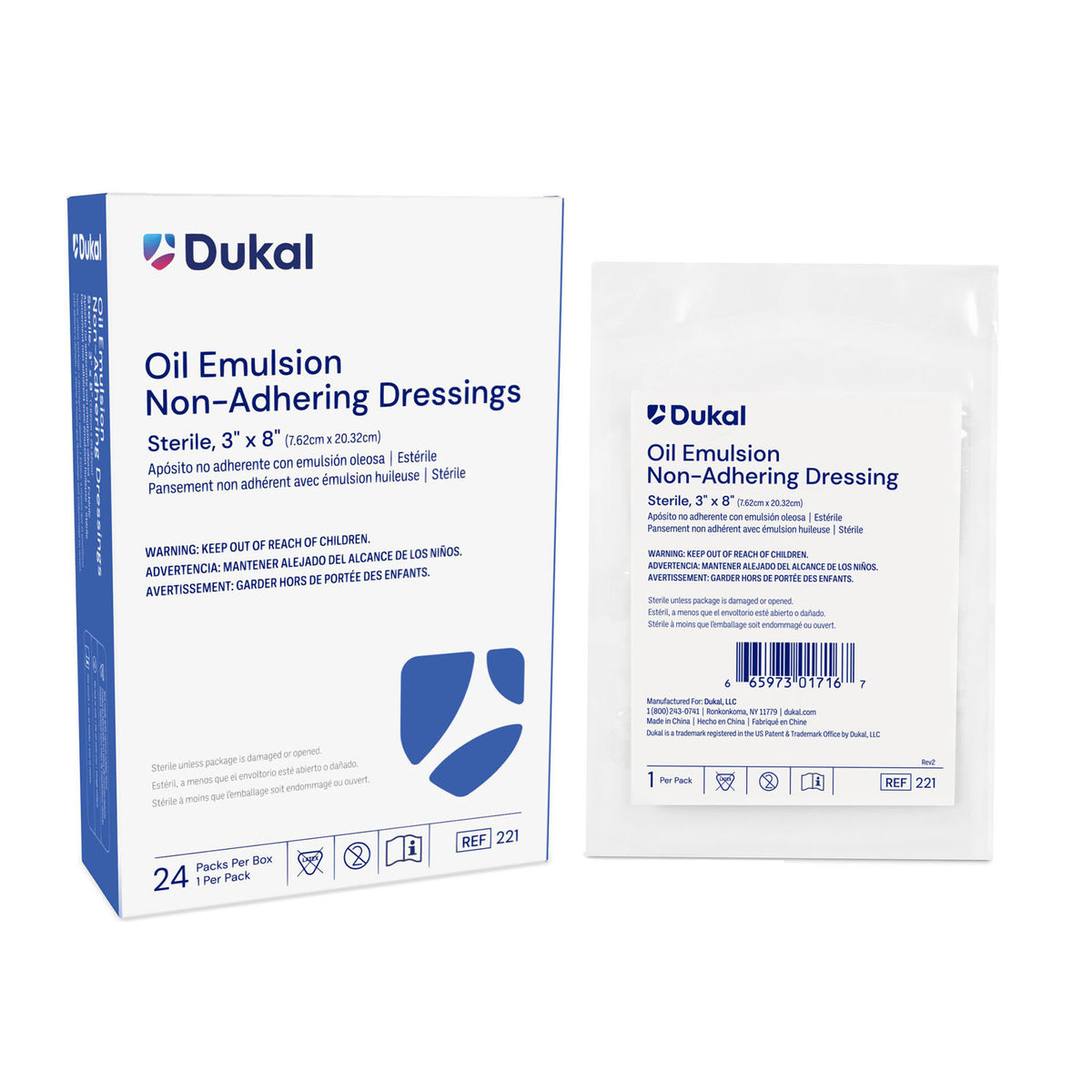Dukal Alba Permeable Non-Adhering Dressings - 1/PK – image 2