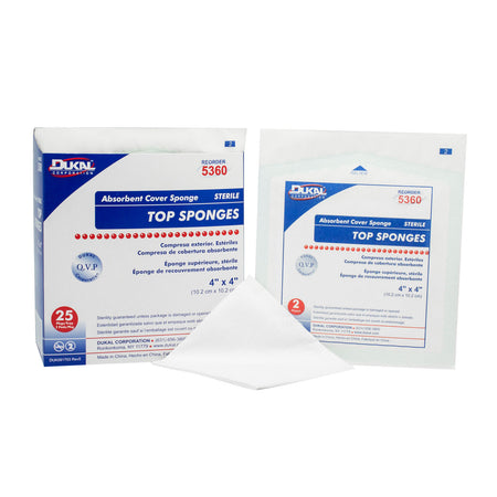 Dukal Top Sponges - Non-Woven Facing Cover Sponge - Sterile – image 2