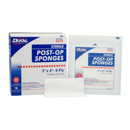 Dukal Post-Op Sponges - 4" x 3"