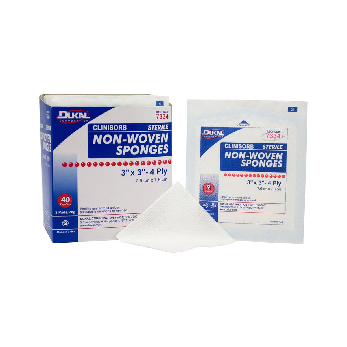 Dukal Clinisorb Non-Woven Sponges - Sterile